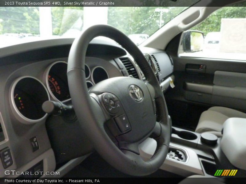 Silver Sky Metallic / Graphite 2013 Toyota Sequoia SR5 4WD