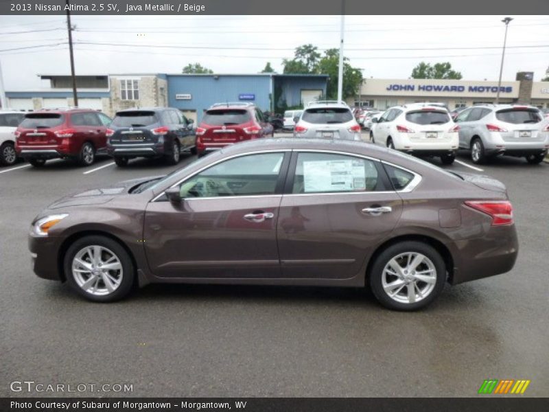 Java Metallic / Beige 2013 Nissan Altima 2.5 SV