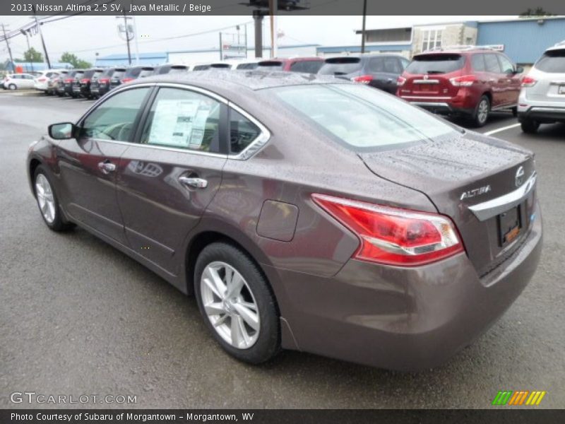 Java Metallic / Beige 2013 Nissan Altima 2.5 SV