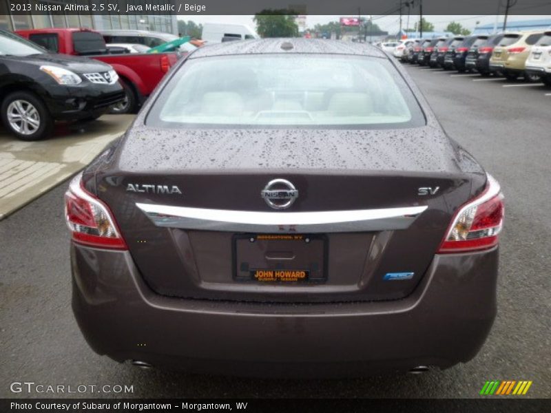 Java Metallic / Beige 2013 Nissan Altima 2.5 SV