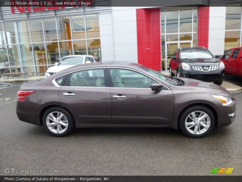 Java Metallic / Beige 2013 Nissan Altima 2.5 SV