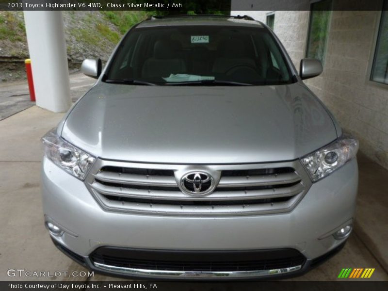 Classic Silver Metallic / Ash 2013 Toyota Highlander V6 4WD