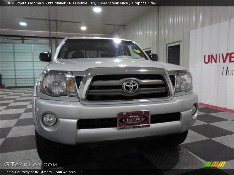 Silver Streak Mica / Graphite Gray 2009 Toyota Tacoma V6 PreRunner TRD Double Cab