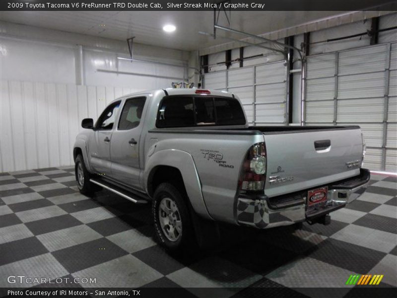 Silver Streak Mica / Graphite Gray 2009 Toyota Tacoma V6 PreRunner TRD Double Cab
