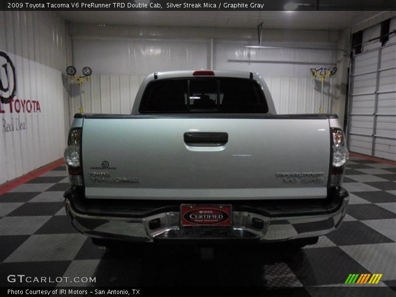 Silver Streak Mica / Graphite Gray 2009 Toyota Tacoma V6 PreRunner TRD Double Cab