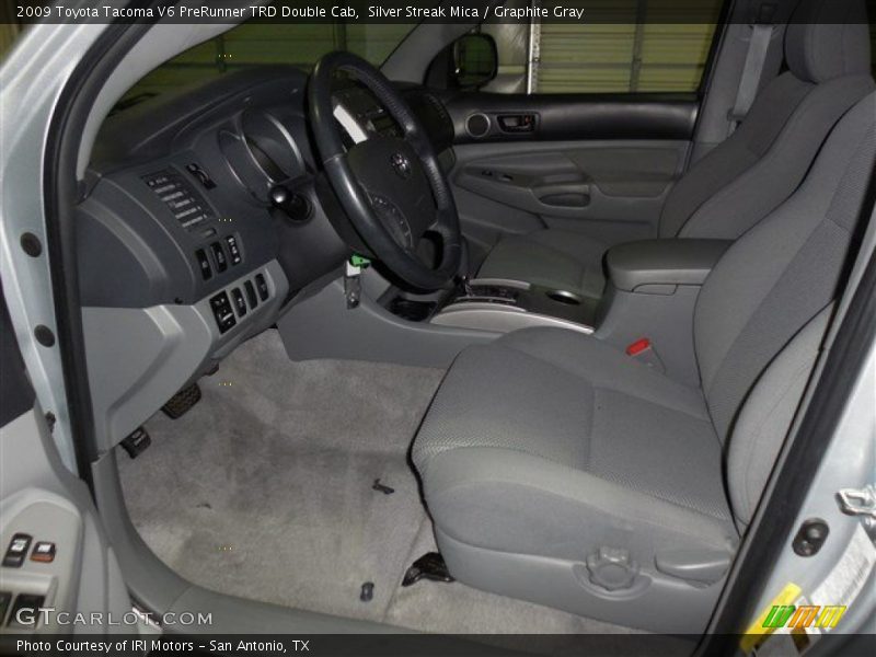 Silver Streak Mica / Graphite Gray 2009 Toyota Tacoma V6 PreRunner TRD Double Cab