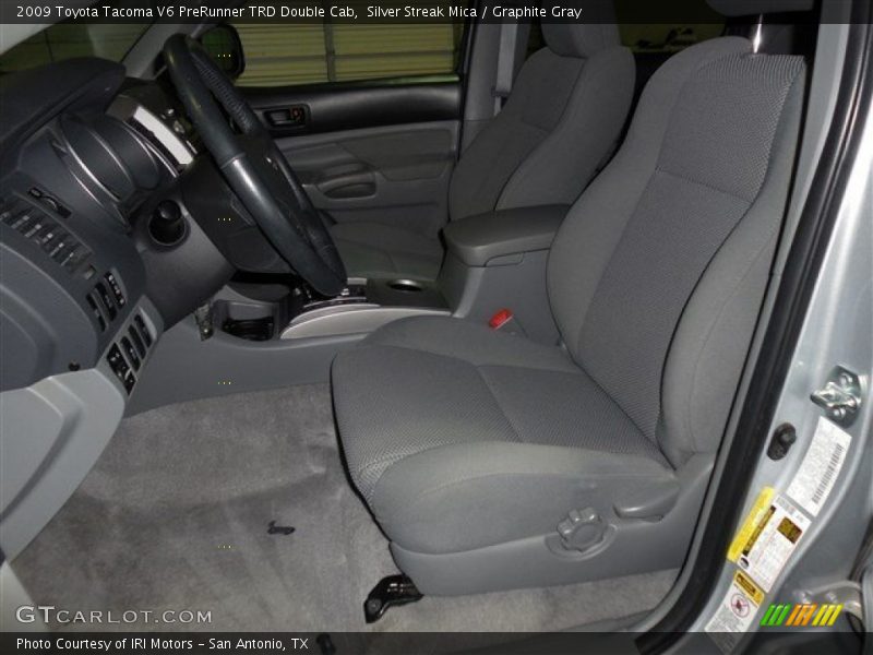 Silver Streak Mica / Graphite Gray 2009 Toyota Tacoma V6 PreRunner TRD Double Cab