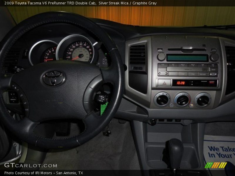 Silver Streak Mica / Graphite Gray 2009 Toyota Tacoma V6 PreRunner TRD Double Cab