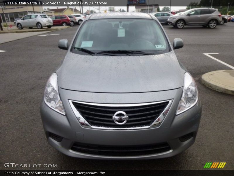 Magnetic Gray / Charcoal 2014 Nissan Versa 1.6 SV Sedan