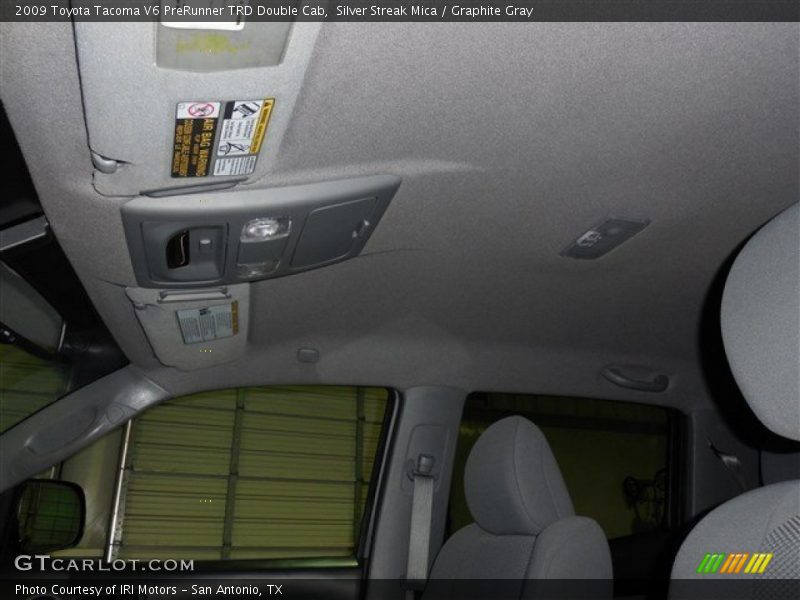 Silver Streak Mica / Graphite Gray 2009 Toyota Tacoma V6 PreRunner TRD Double Cab