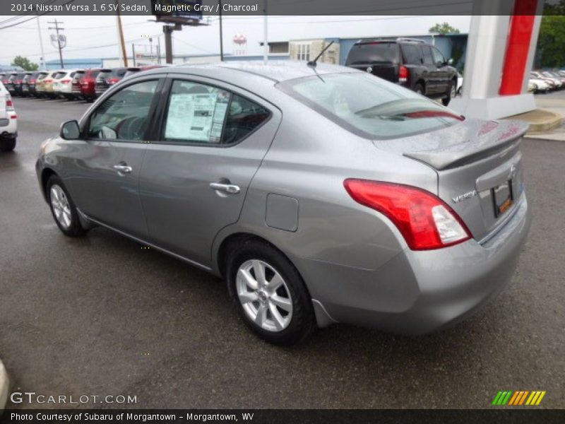 Magnetic Gray / Charcoal 2014 Nissan Versa 1.6 SV Sedan