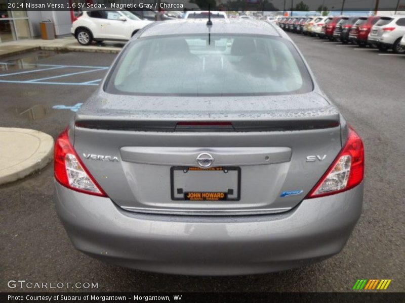 Magnetic Gray / Charcoal 2014 Nissan Versa 1.6 SV Sedan