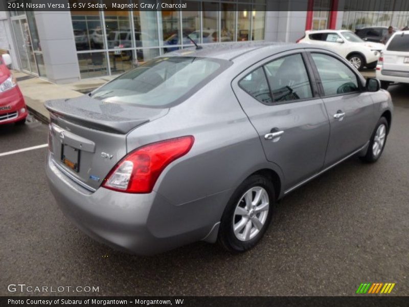 Magnetic Gray / Charcoal 2014 Nissan Versa 1.6 SV Sedan