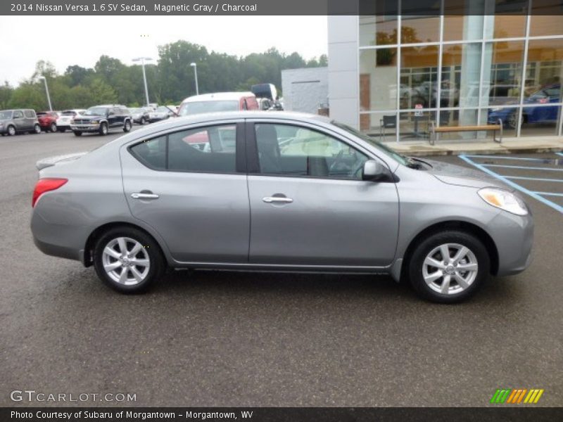 Magnetic Gray / Charcoal 2014 Nissan Versa 1.6 SV Sedan