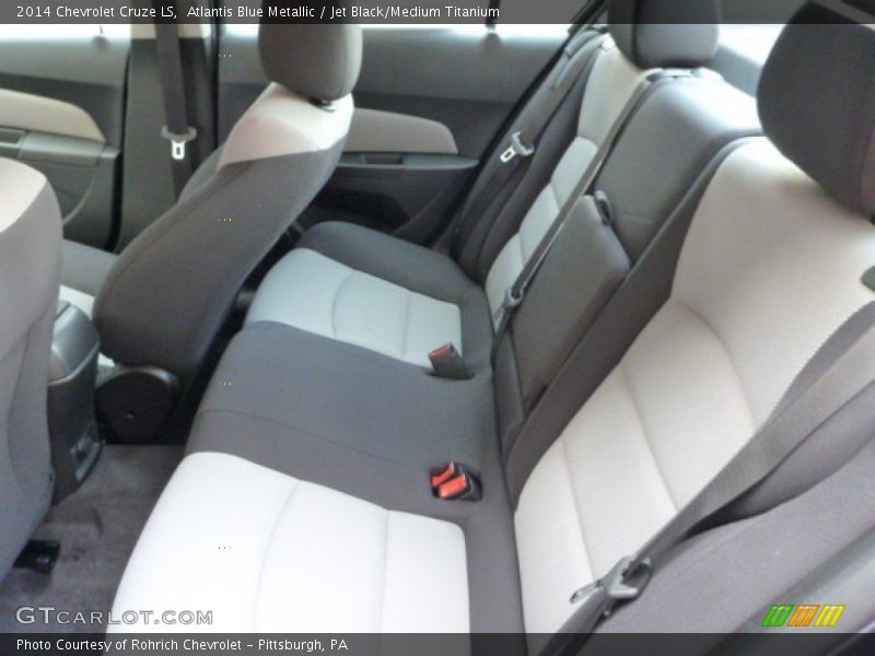 Atlantis Blue Metallic / Jet Black/Medium Titanium 2014 Chevrolet Cruze LS
