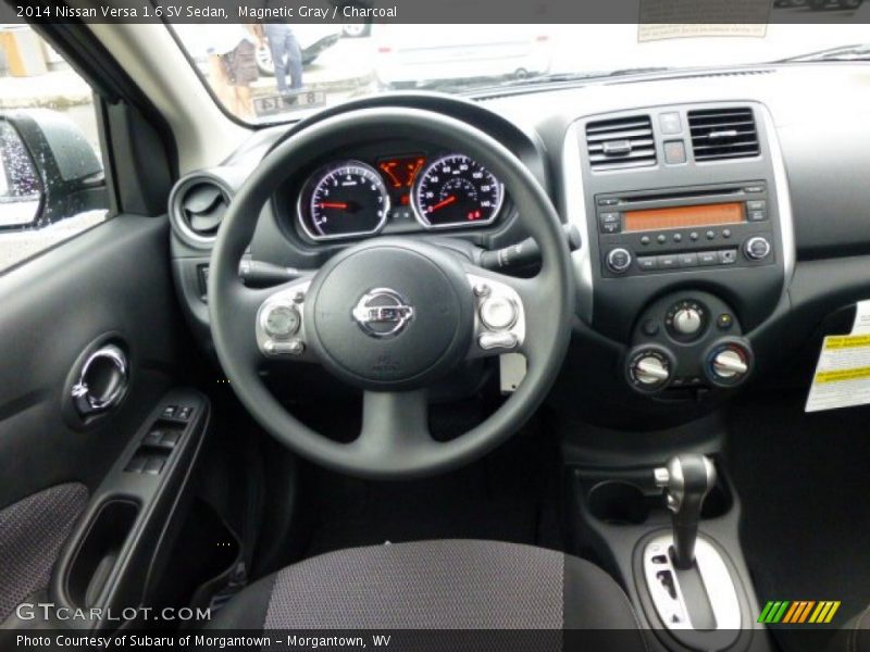 Magnetic Gray / Charcoal 2014 Nissan Versa 1.6 SV Sedan