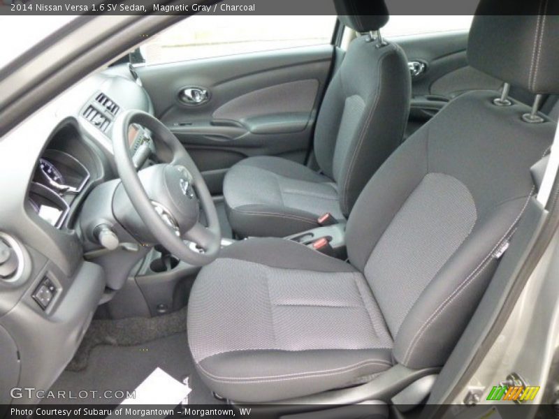 Magnetic Gray / Charcoal 2014 Nissan Versa 1.6 SV Sedan