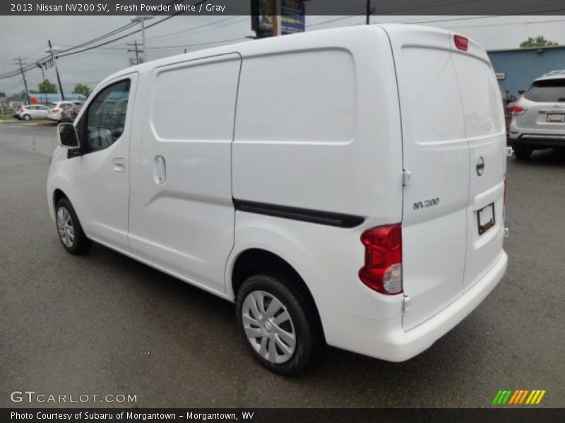 Fresh Powder White / Gray 2013 Nissan NV200 SV