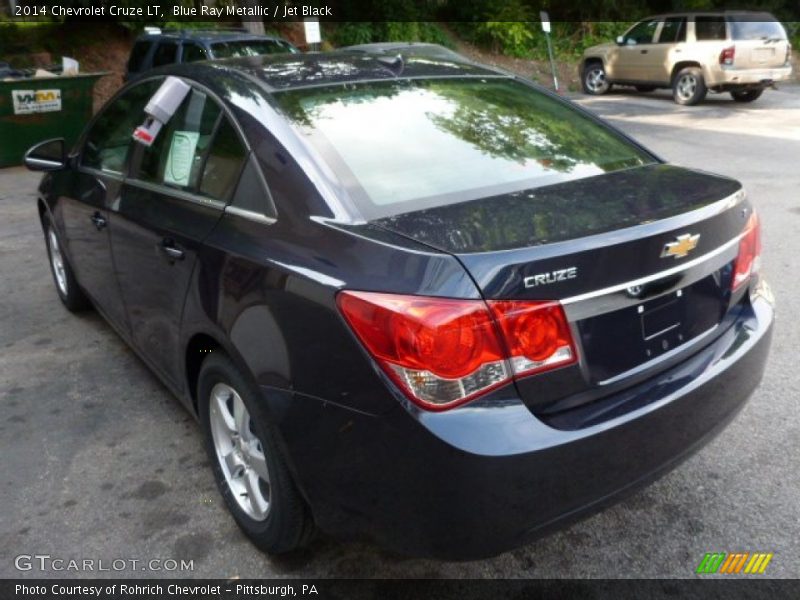 Blue Ray Metallic / Jet Black 2014 Chevrolet Cruze LT