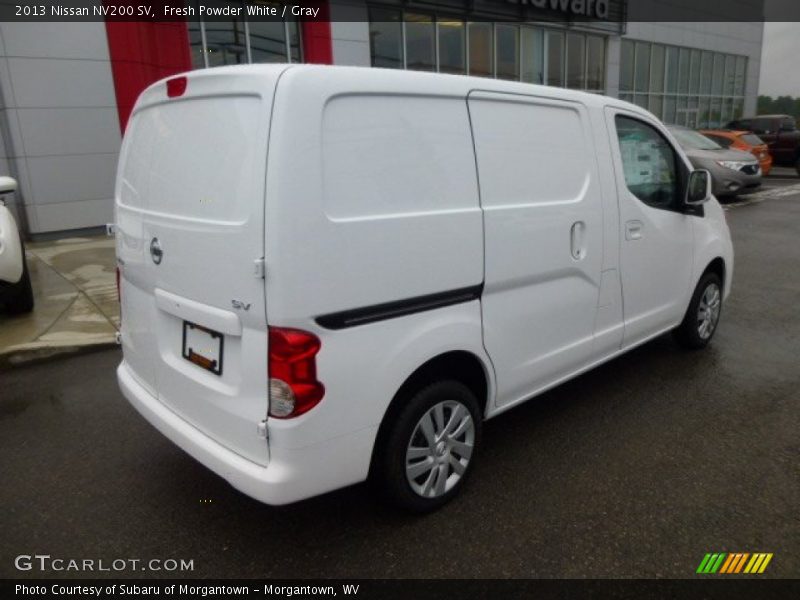 Fresh Powder White / Gray 2013 Nissan NV200 SV