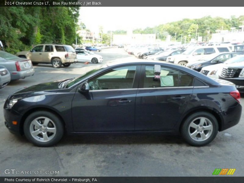 Blue Ray Metallic / Jet Black 2014 Chevrolet Cruze LT