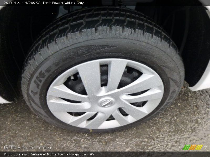 Fresh Powder White / Gray 2013 Nissan NV200 SV