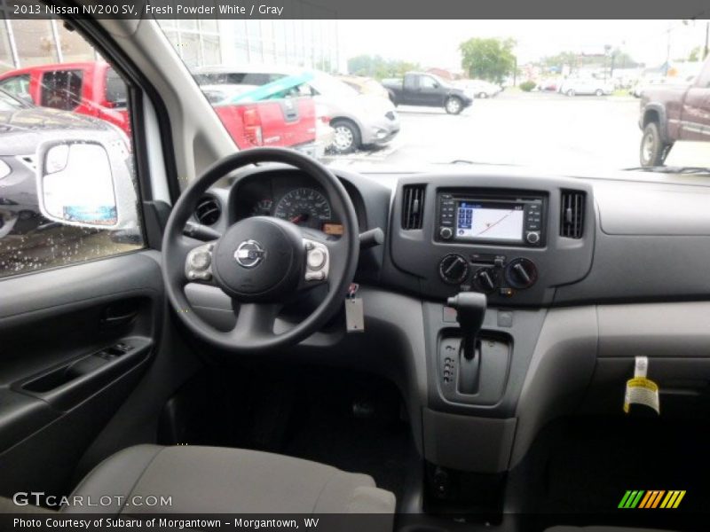 Fresh Powder White / Gray 2013 Nissan NV200 SV