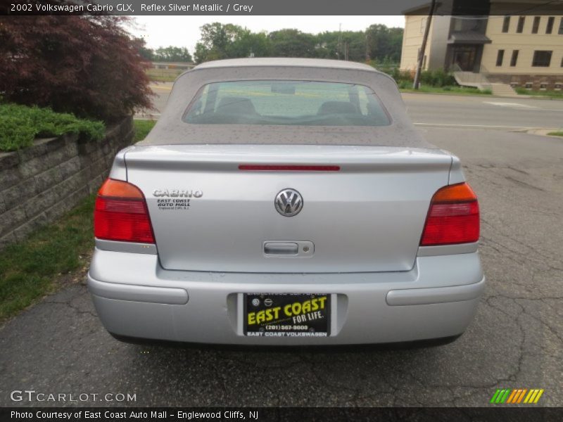 Reflex Silver Metallic / Grey 2002 Volkswagen Cabrio GLX