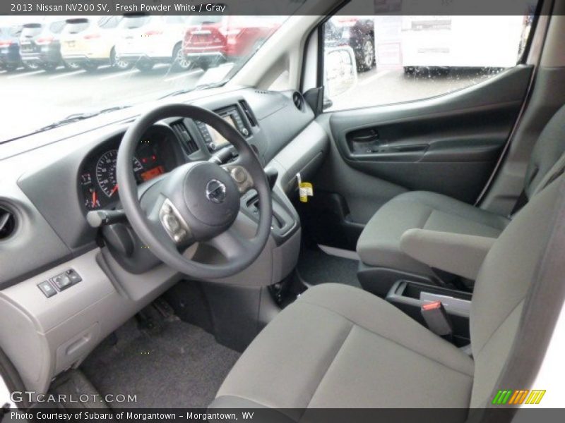 Gray Interior - 2013 NV200 SV 