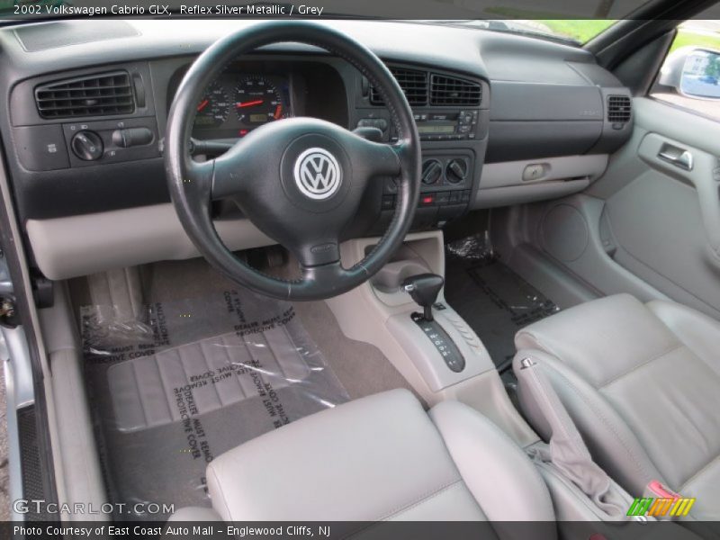 Reflex Silver Metallic / Grey 2002 Volkswagen Cabrio GLX