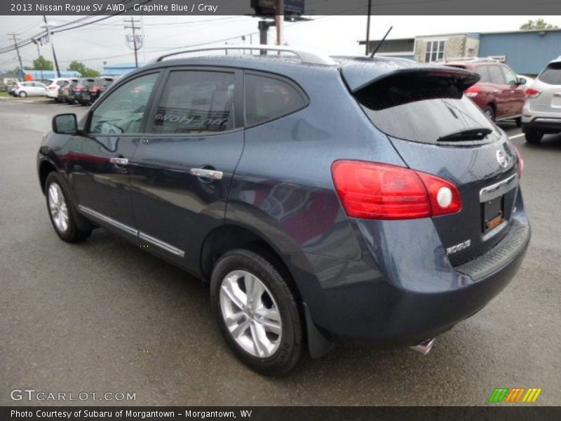Graphite Blue / Gray 2013 Nissan Rogue SV AWD