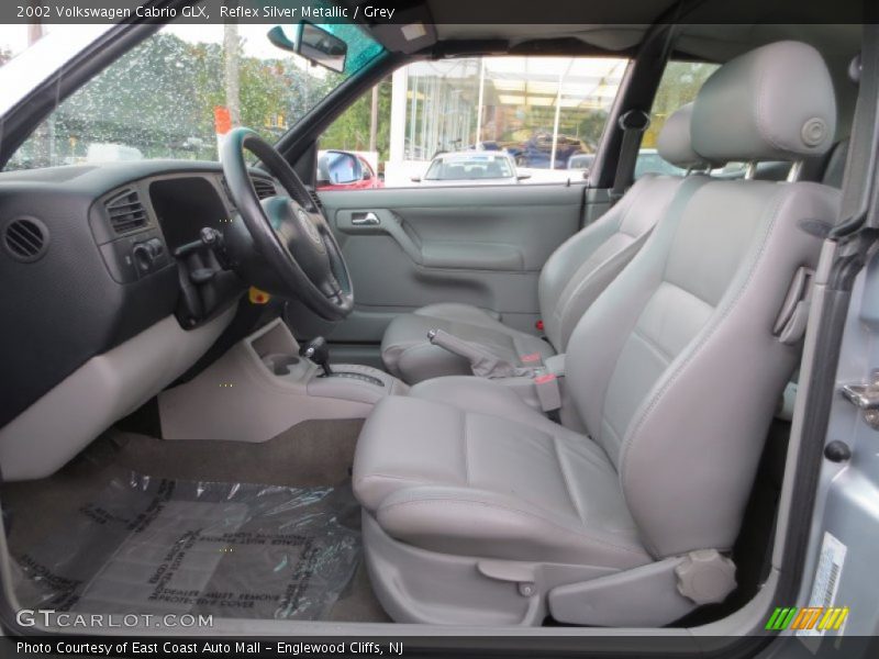 Reflex Silver Metallic / Grey 2002 Volkswagen Cabrio GLX