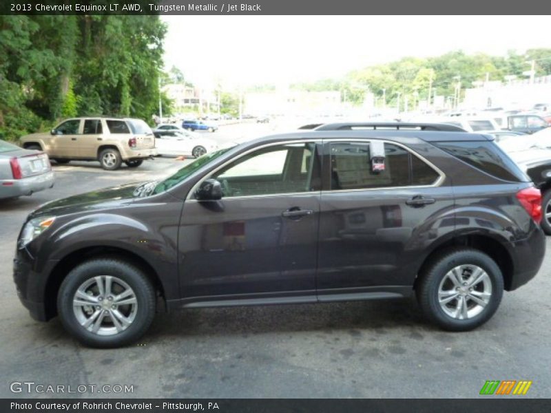 Tungsten Metallic / Jet Black 2013 Chevrolet Equinox LT AWD