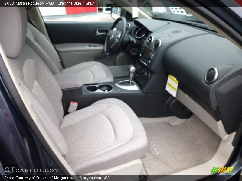 Graphite Blue / Gray 2013 Nissan Rogue SV AWD