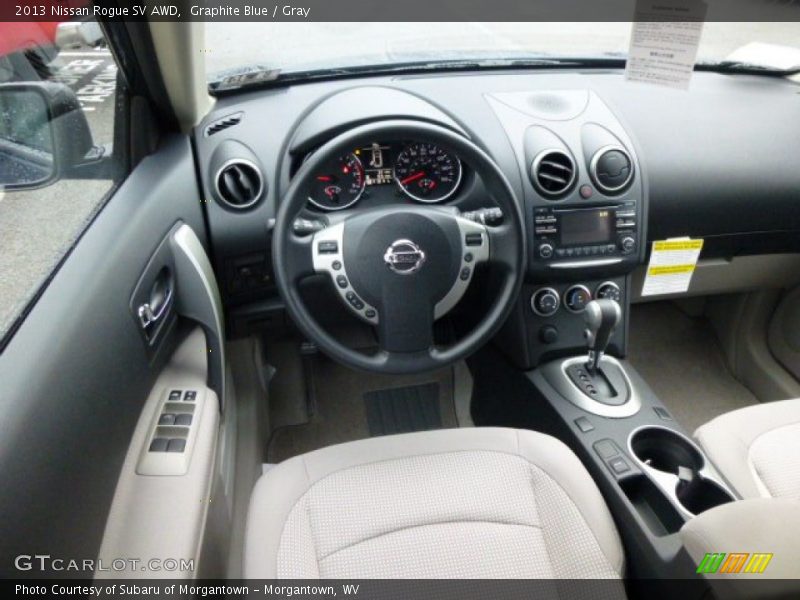 Graphite Blue / Gray 2013 Nissan Rogue SV AWD