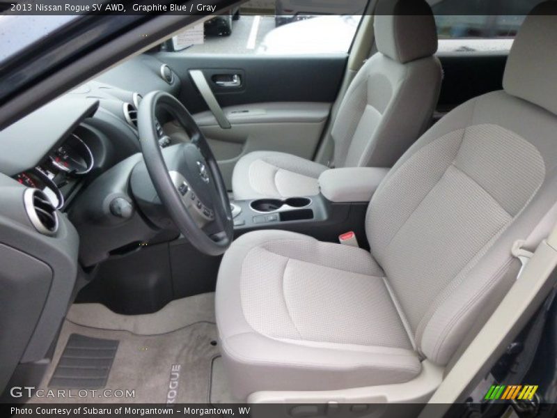 Graphite Blue / Gray 2013 Nissan Rogue SV AWD