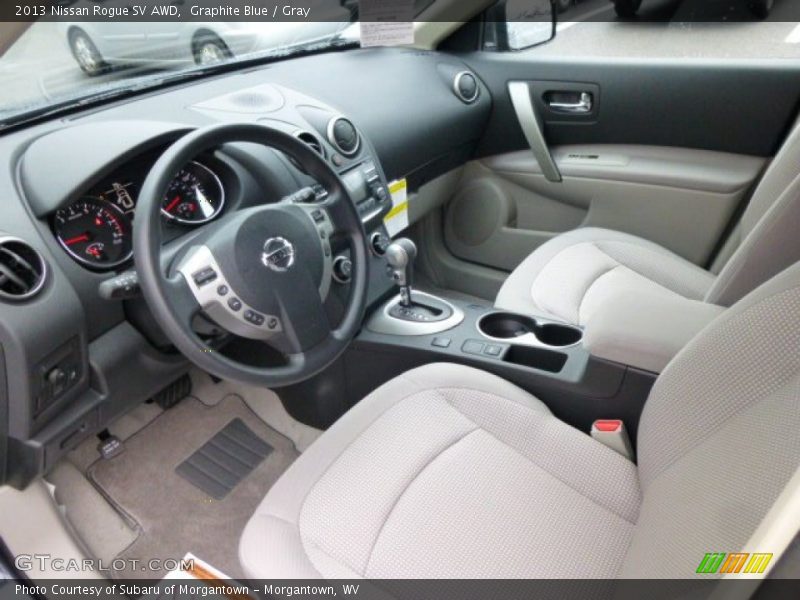 Graphite Blue / Gray 2013 Nissan Rogue SV AWD