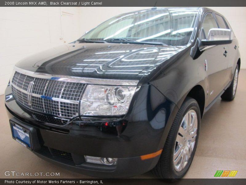 Black Clearcoat / Light Camel 2008 Lincoln MKX AWD