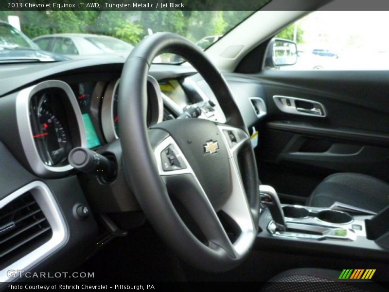 Tungsten Metallic / Jet Black 2013 Chevrolet Equinox LT AWD
