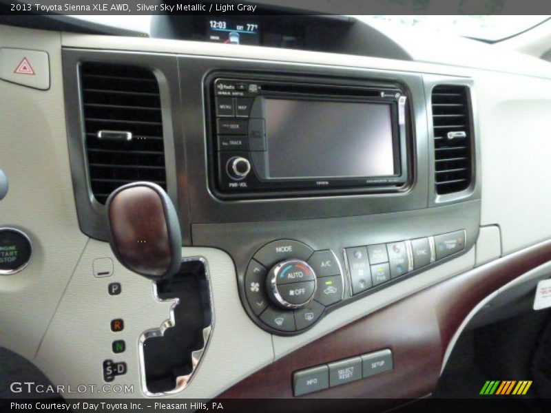 Silver Sky Metallic / Light Gray 2013 Toyota Sienna XLE AWD