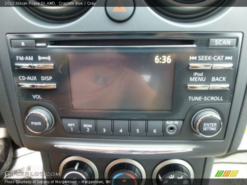 Graphite Blue / Gray 2013 Nissan Rogue SV AWD
