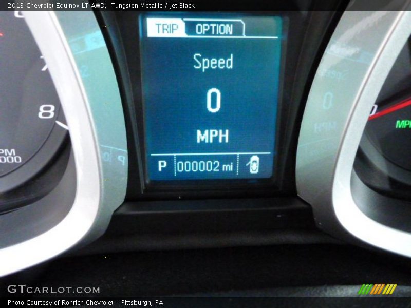 Tungsten Metallic / Jet Black 2013 Chevrolet Equinox LT AWD