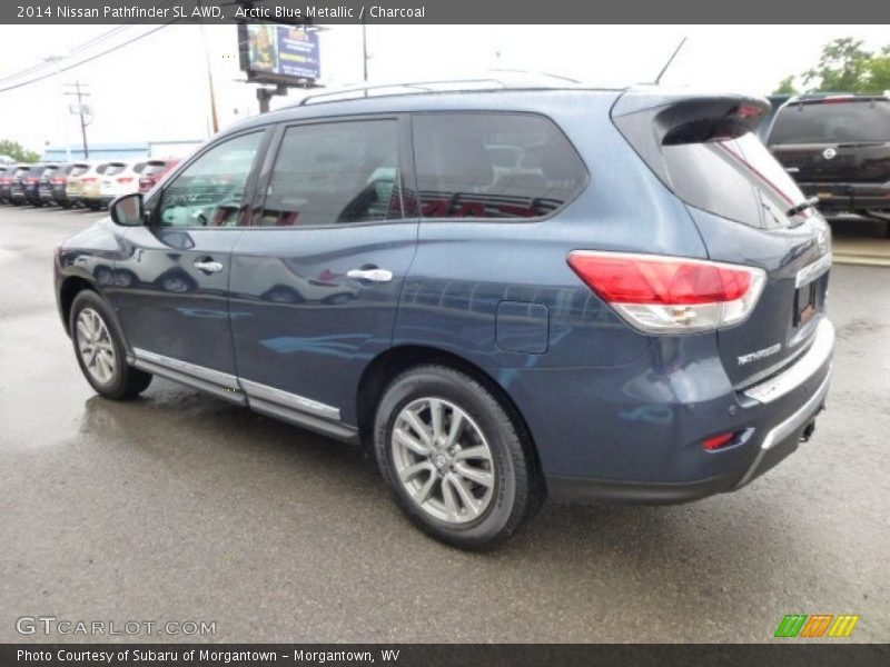 Arctic Blue Metallic / Charcoal 2014 Nissan Pathfinder SL AWD
