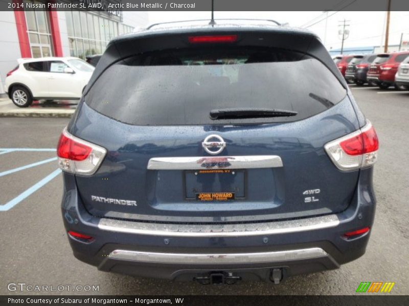 Arctic Blue Metallic / Charcoal 2014 Nissan Pathfinder SL AWD