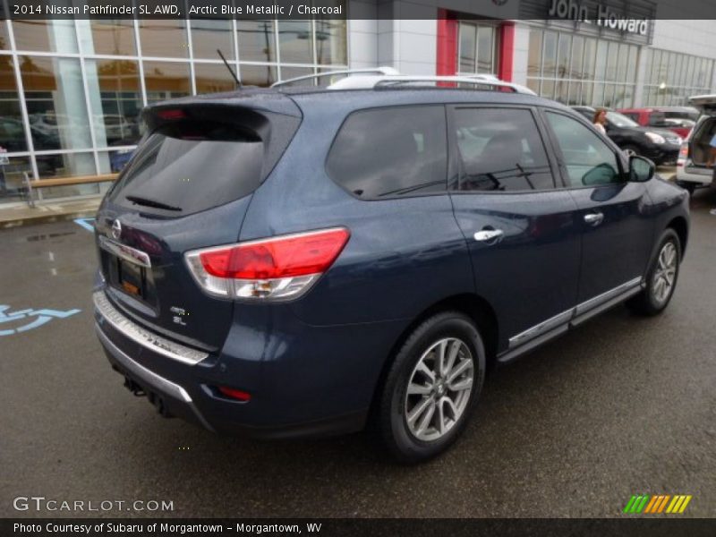 Arctic Blue Metallic / Charcoal 2014 Nissan Pathfinder SL AWD