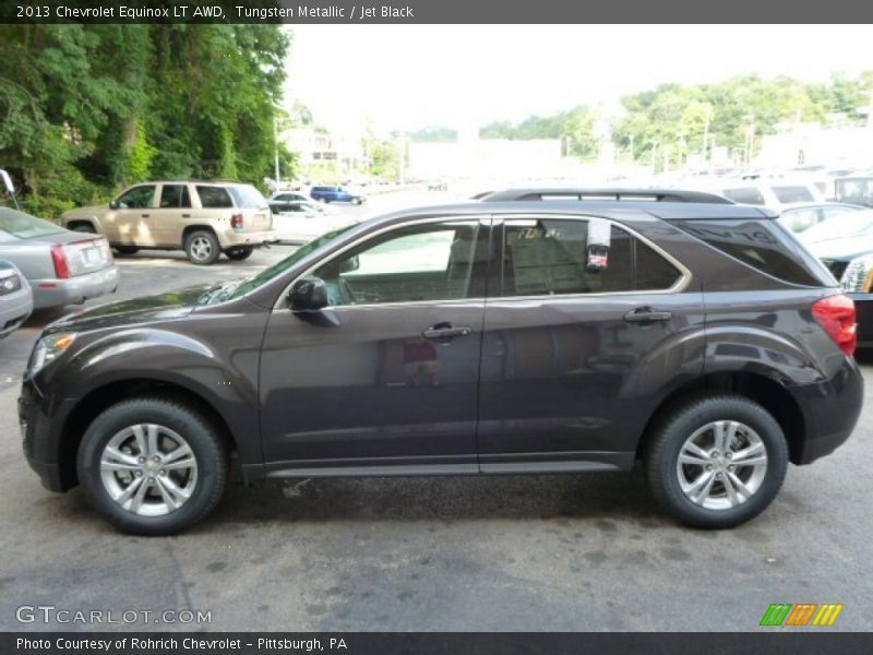 Tungsten Metallic / Jet Black 2013 Chevrolet Equinox LT AWD