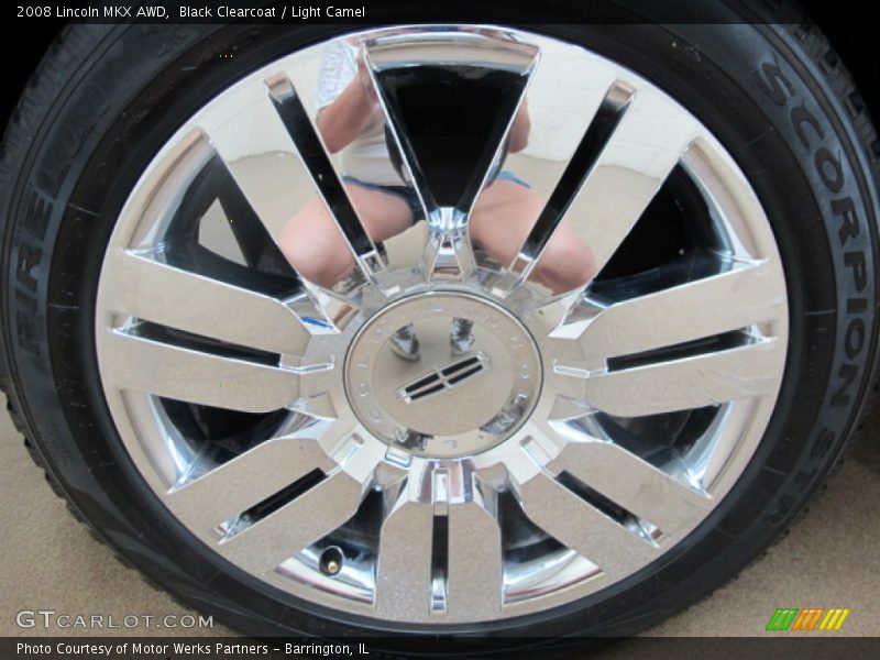 Black Clearcoat / Light Camel 2008 Lincoln MKX AWD