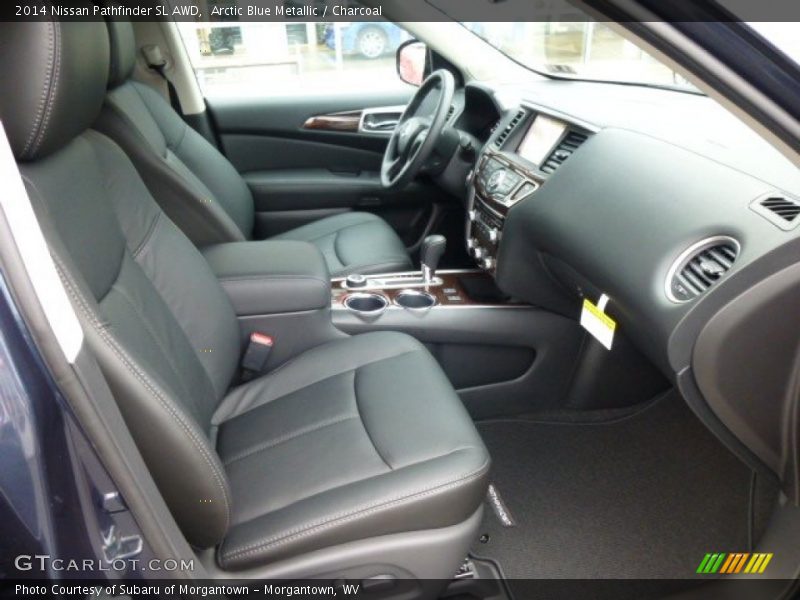 Arctic Blue Metallic / Charcoal 2014 Nissan Pathfinder SL AWD
