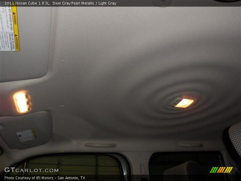Steel Gray Pearl Metallic / Light Gray 2011 Nissan Cube 1.8 SL