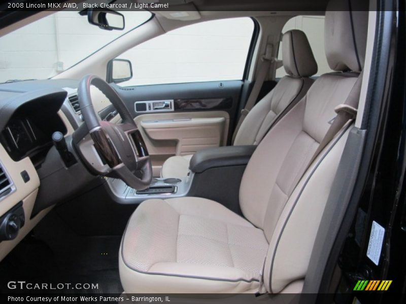 Black Clearcoat / Light Camel 2008 Lincoln MKX AWD